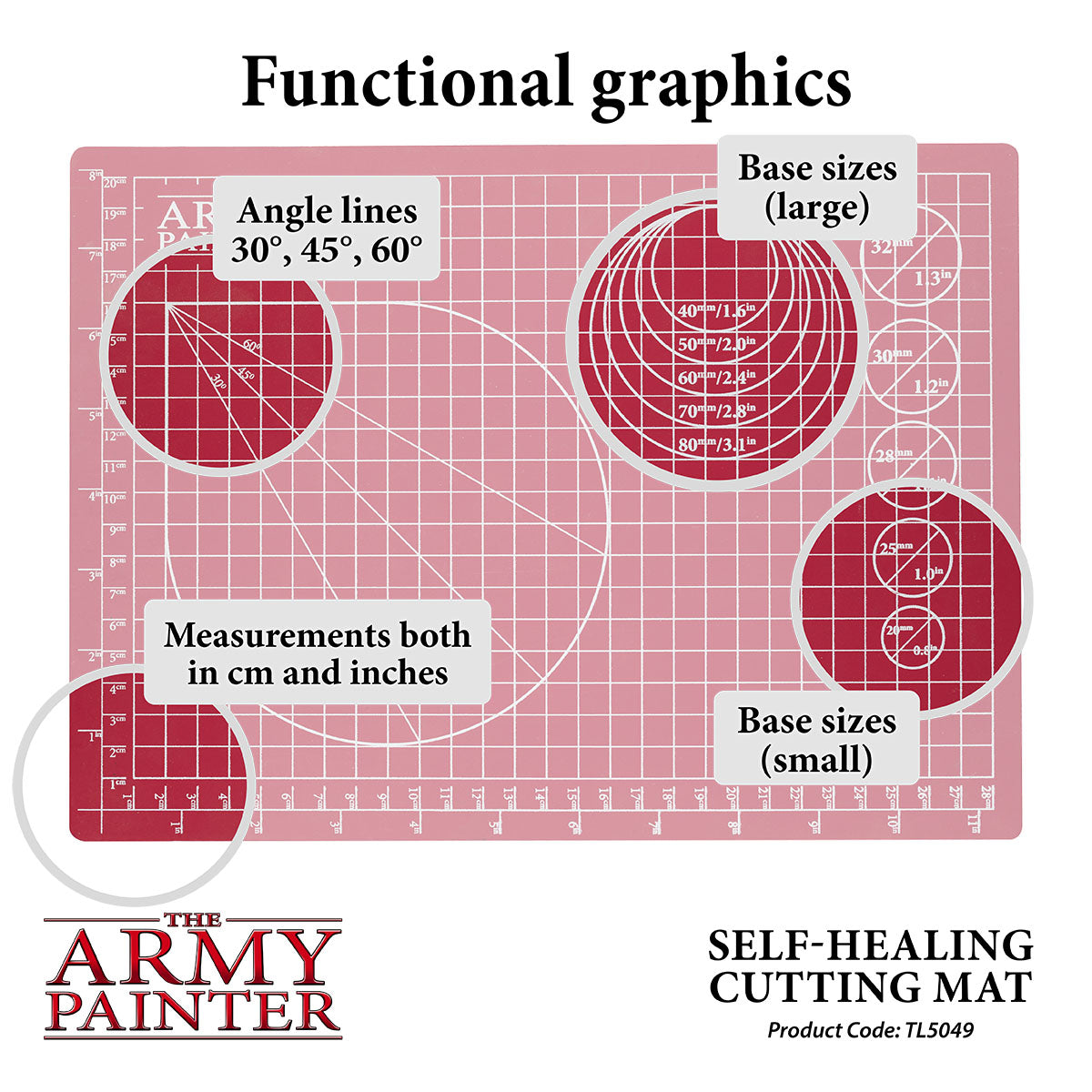 9 x 12 Self-Healing Green Cutting Mat with Pre-Marked Grid Lines for Accurate Cutting