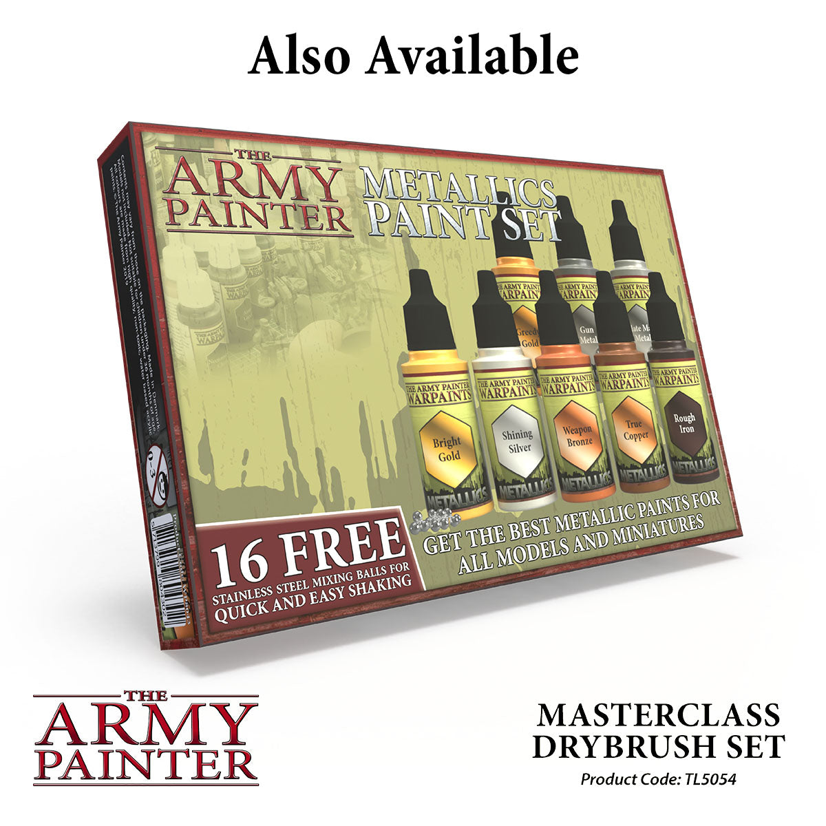 Masterclass Drybrush Set - 3 special-designed brushes - The Army