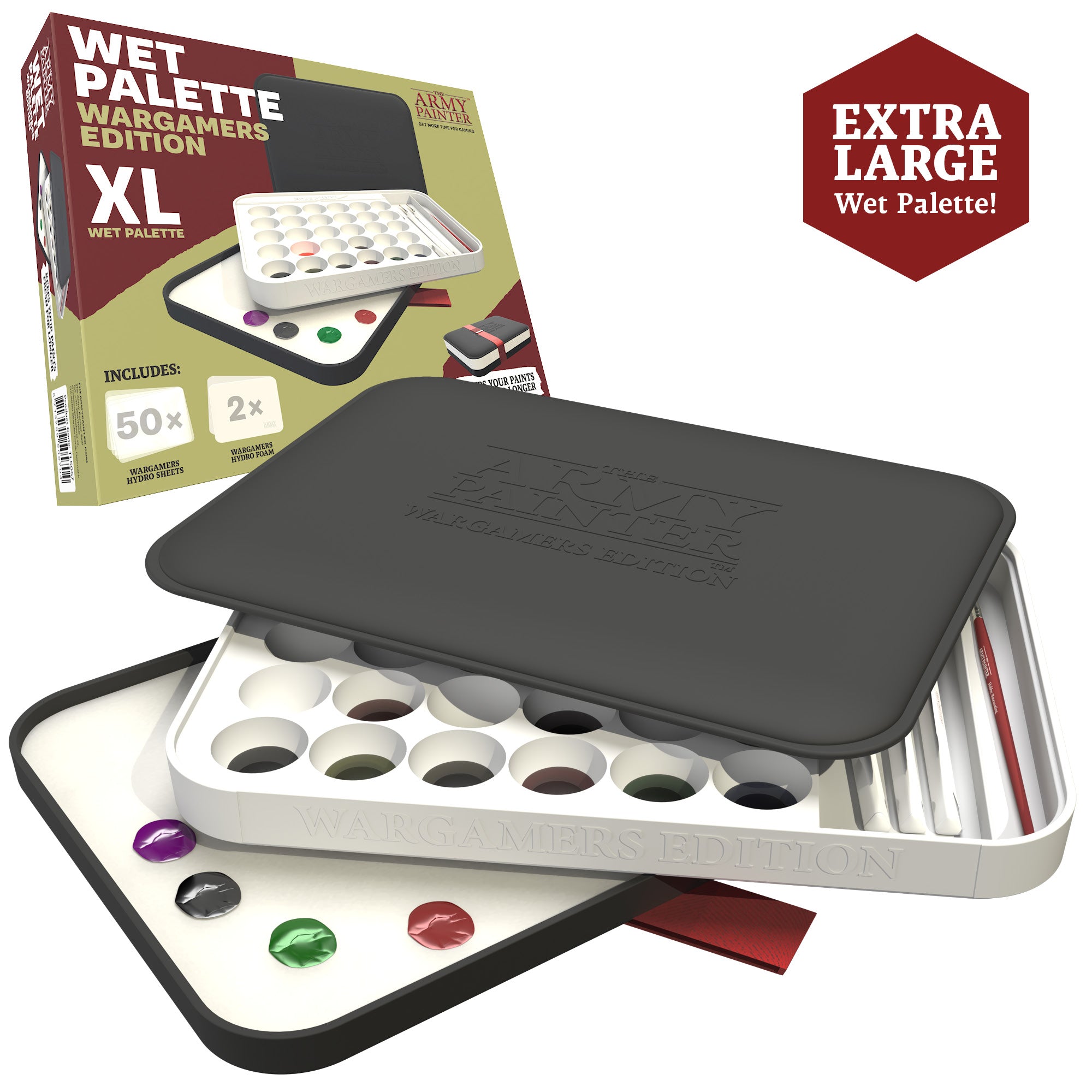 The Army Painter, Art, The Army Painter Hydropack Bundle Stay Wet Palette  For Acrylic Painting