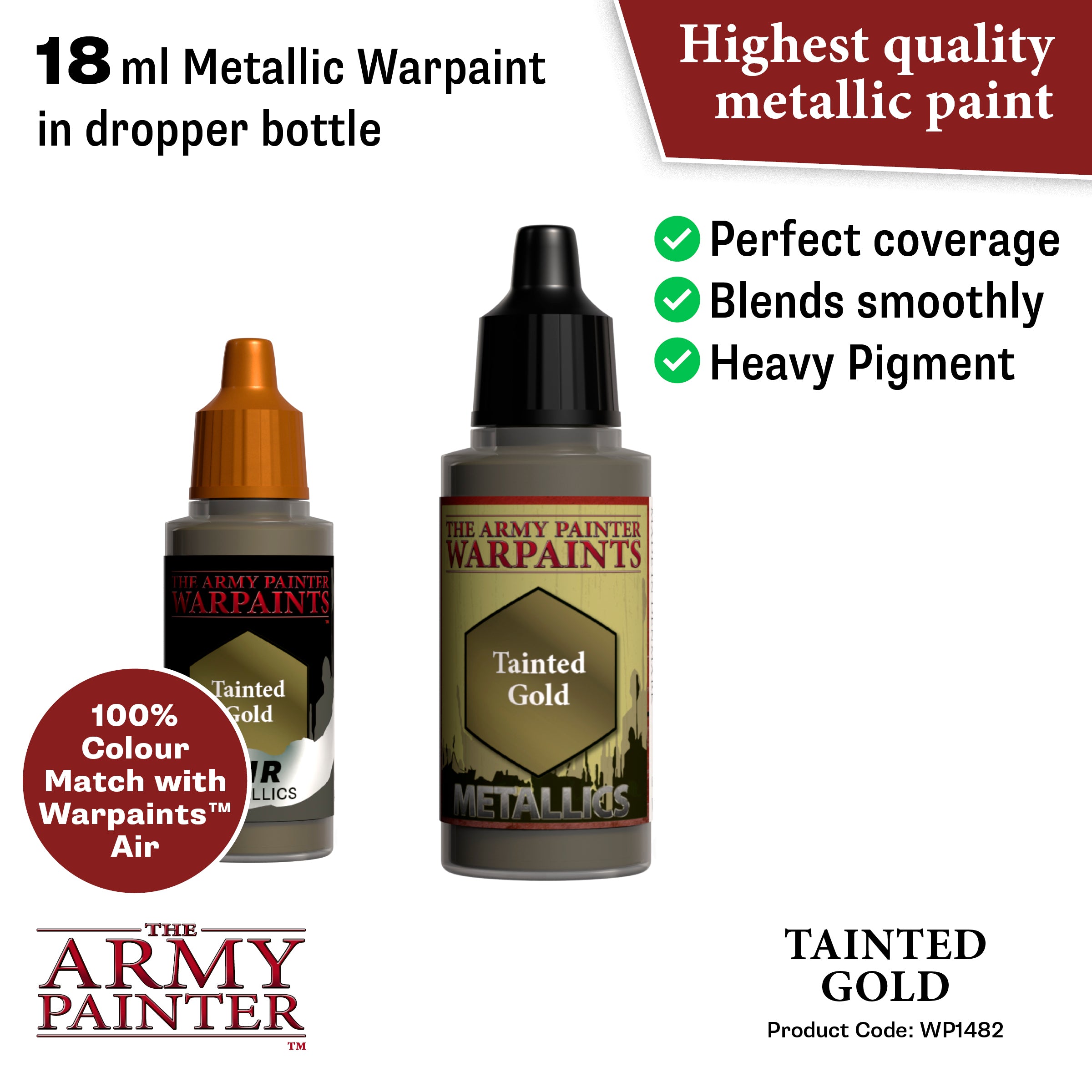 Army Painter: Warpaints: Tainted Gold 18ml
