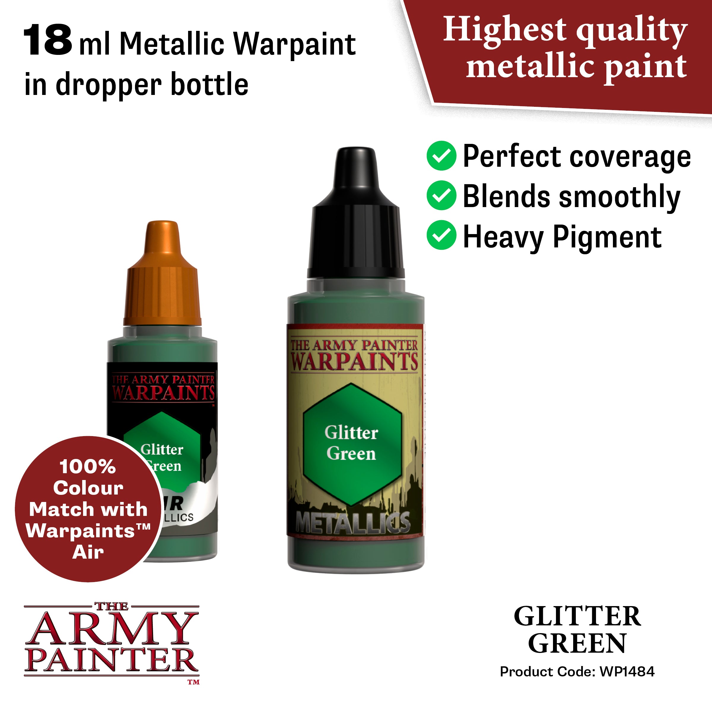 Warpaints Metallics: Glitter Green