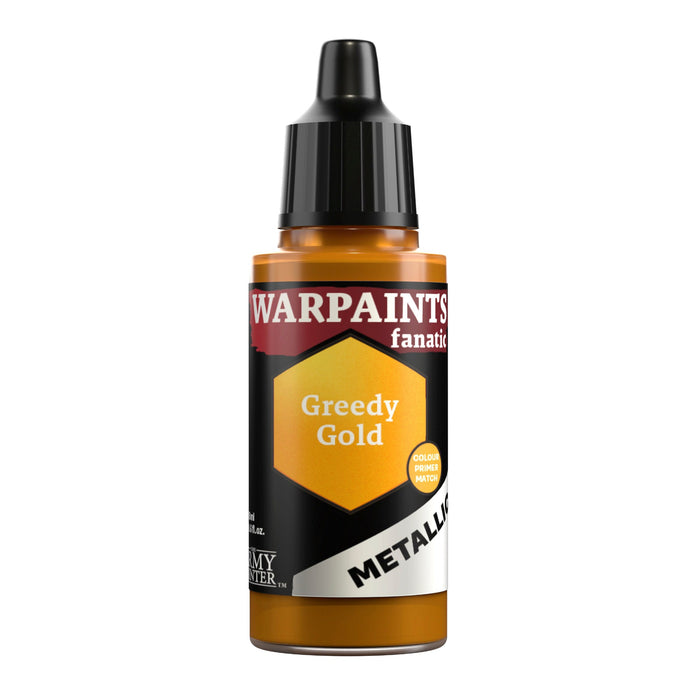 Warpaints Fanatic Metallic: Greedy Gold 18ml