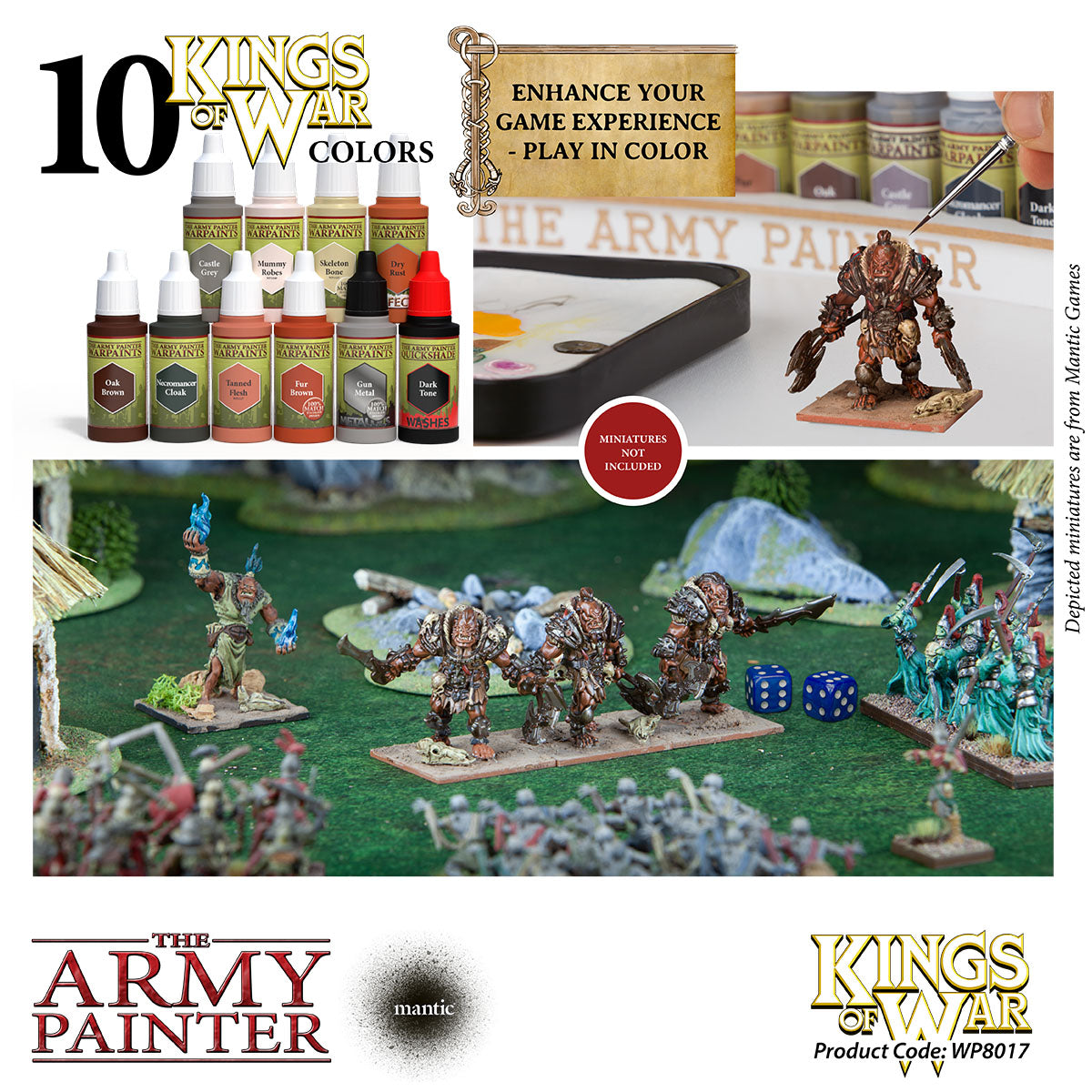 Kings of War Ogres Paint Set