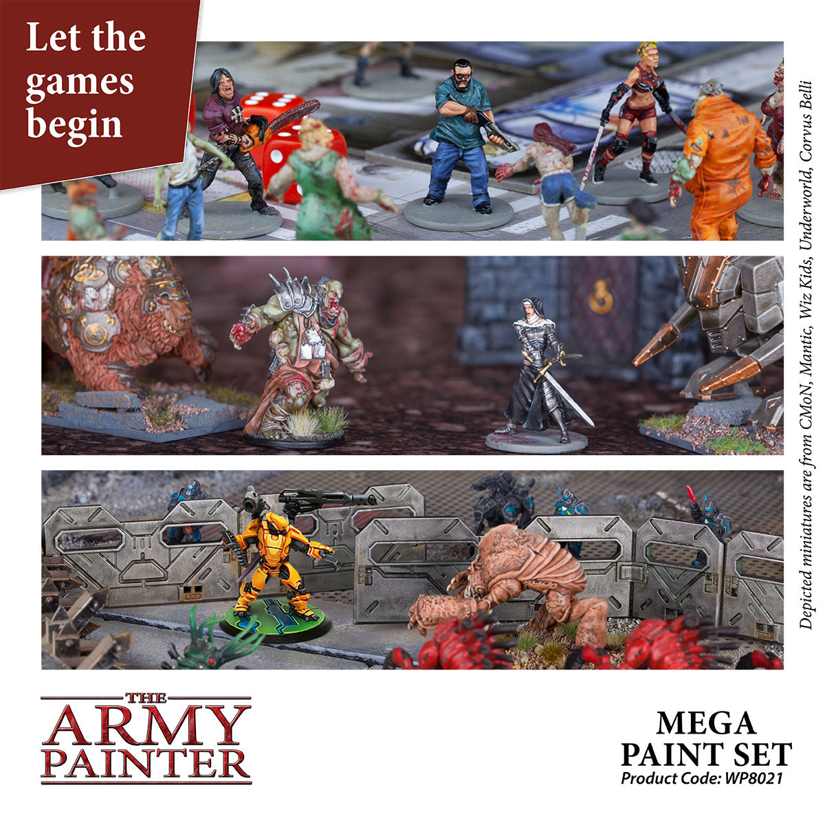 ダニエルジャービス様ARMY PAINTER MEGA PAINT SET50色 THE ARMY