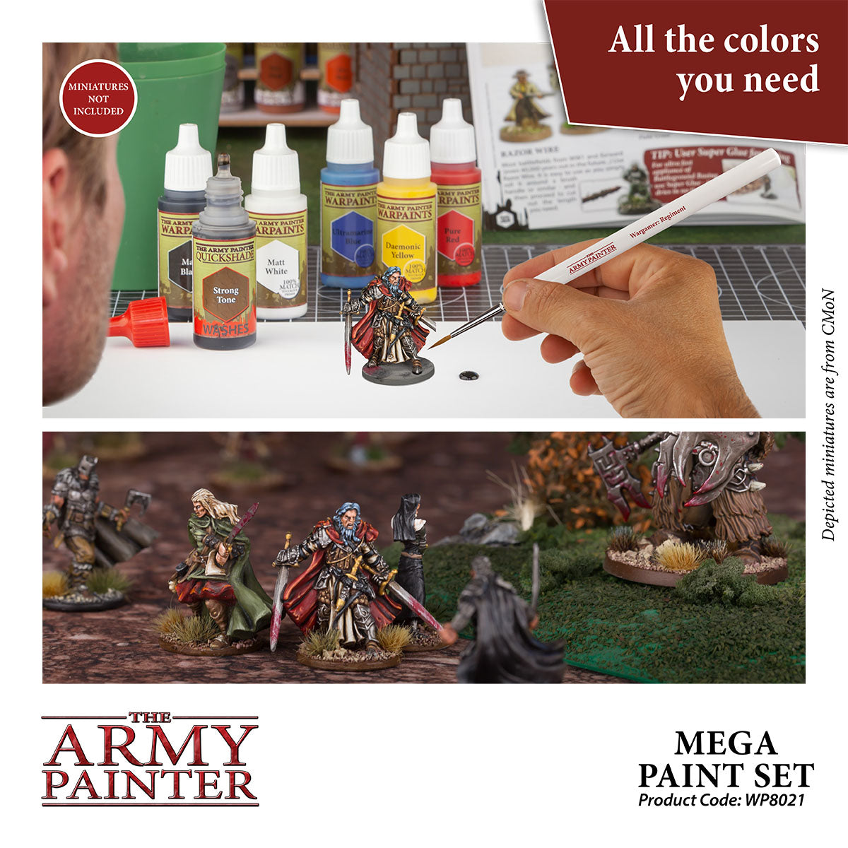 ダニエルジャービス様ARMY PAINTER MEGA PAINT SET50色 Warpaints Mega Paint Set, The Army Painter | 50 Warpaints