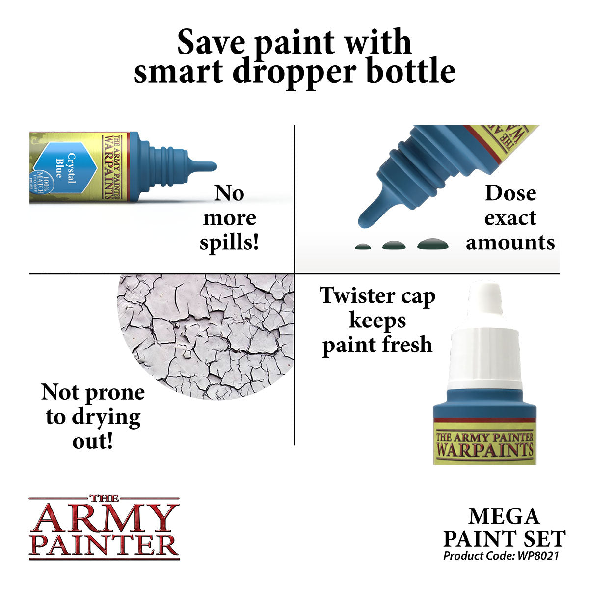 ダニエルジャービス様ARMY PAINTER MEGA PAINT SET50色 Army Painter - Warpaint - Fanatic Mega Paint Set (50 colors