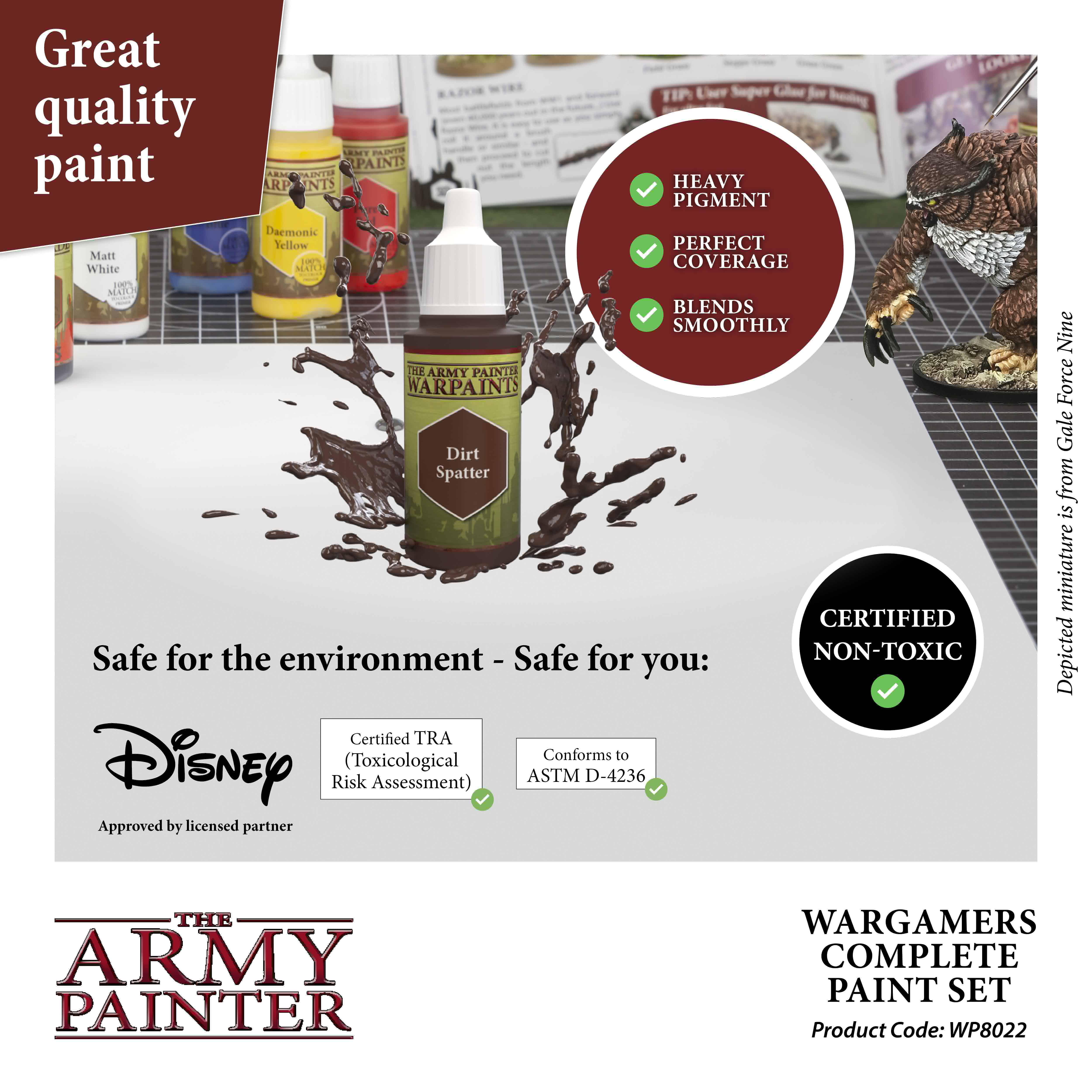 Complete Paint Set: 124 warpaints + 5 brushes - The Army Painter