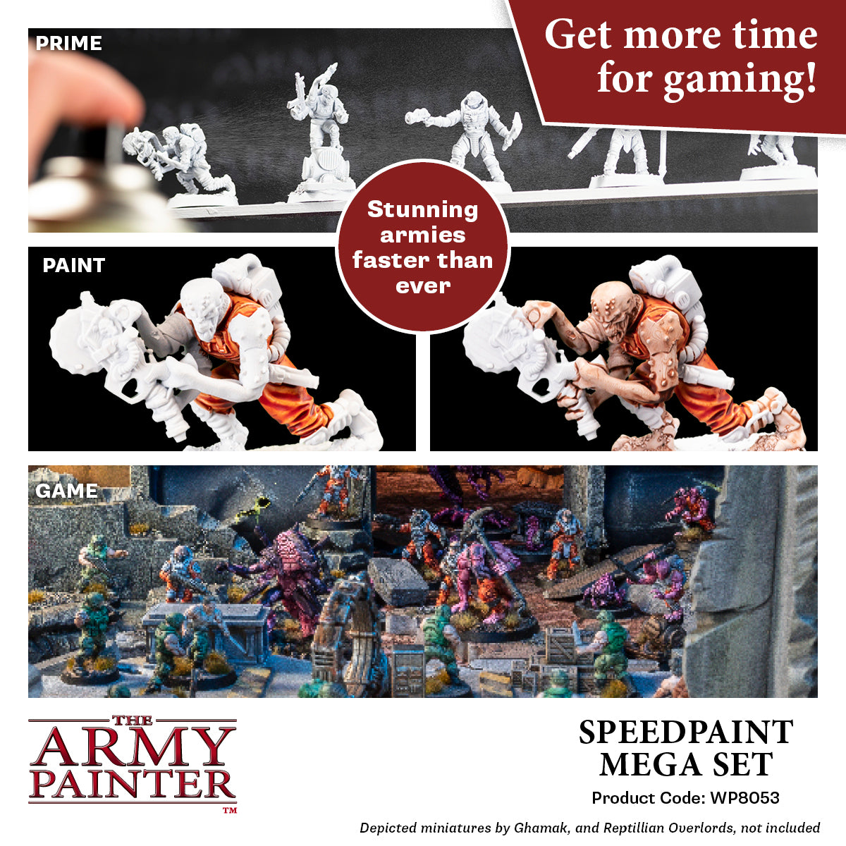 Mega Paint Set: Incl 24 Speedpaints + 1 FREE Brush - The Army Painter