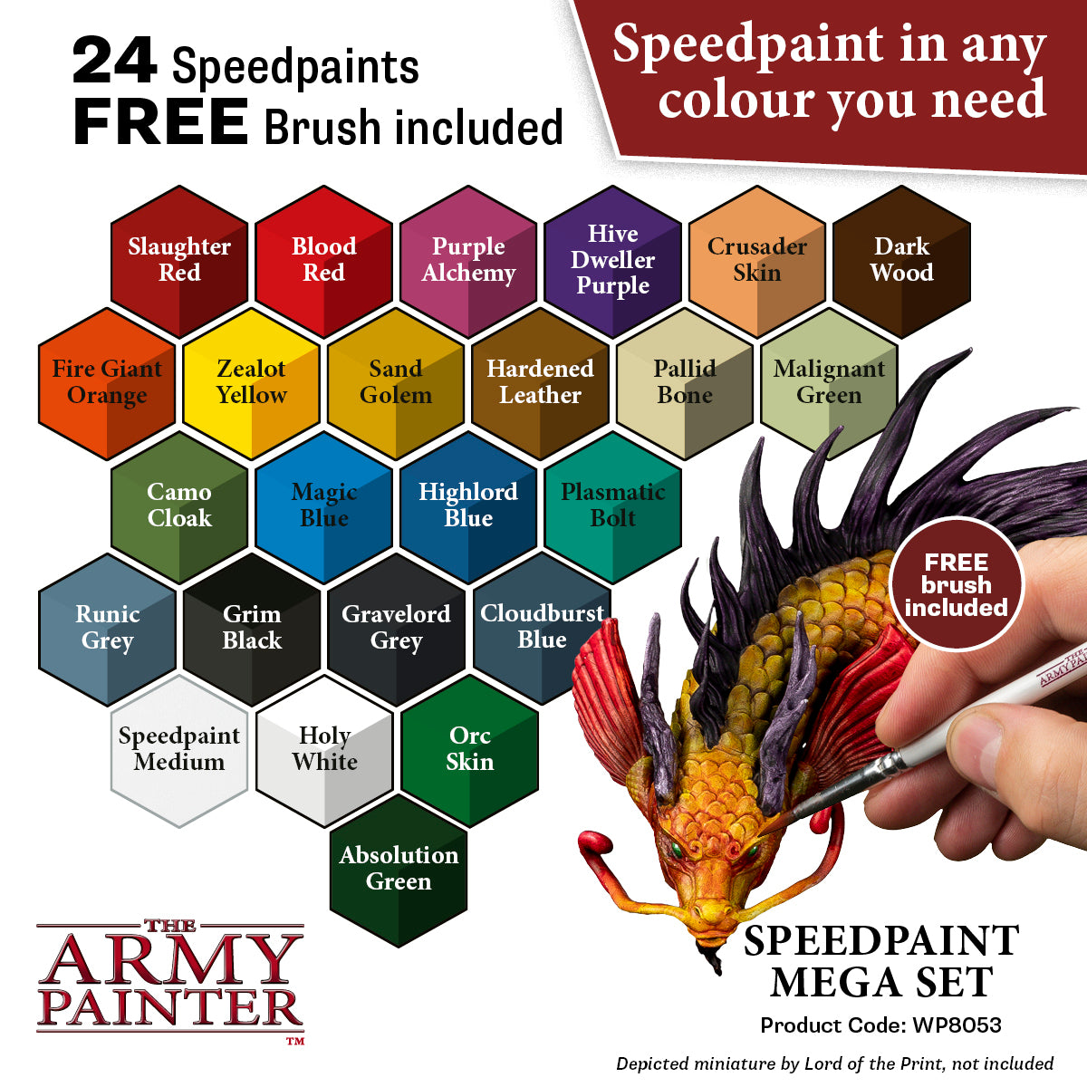  The Army Painter Speedpaint Mega Set - 24 x 18ml Speed