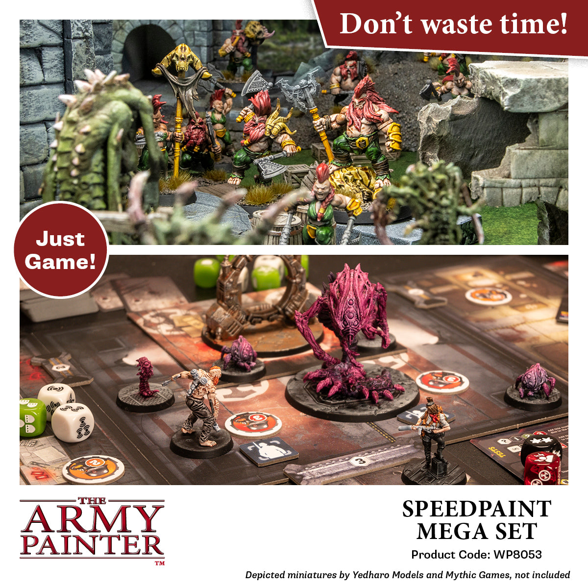 Mega Paint Set: Incl 24 Speedpaints + 1 FREE Brush - The Army Painter