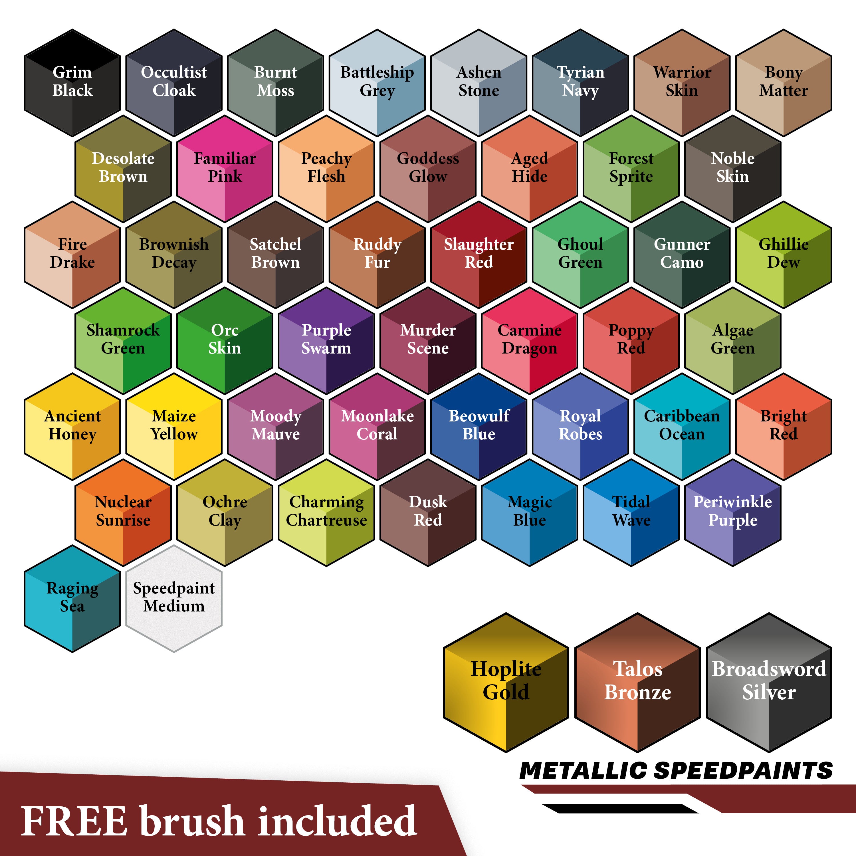Army Painter Warpaints: Speedpaint Metallics Set 2.0