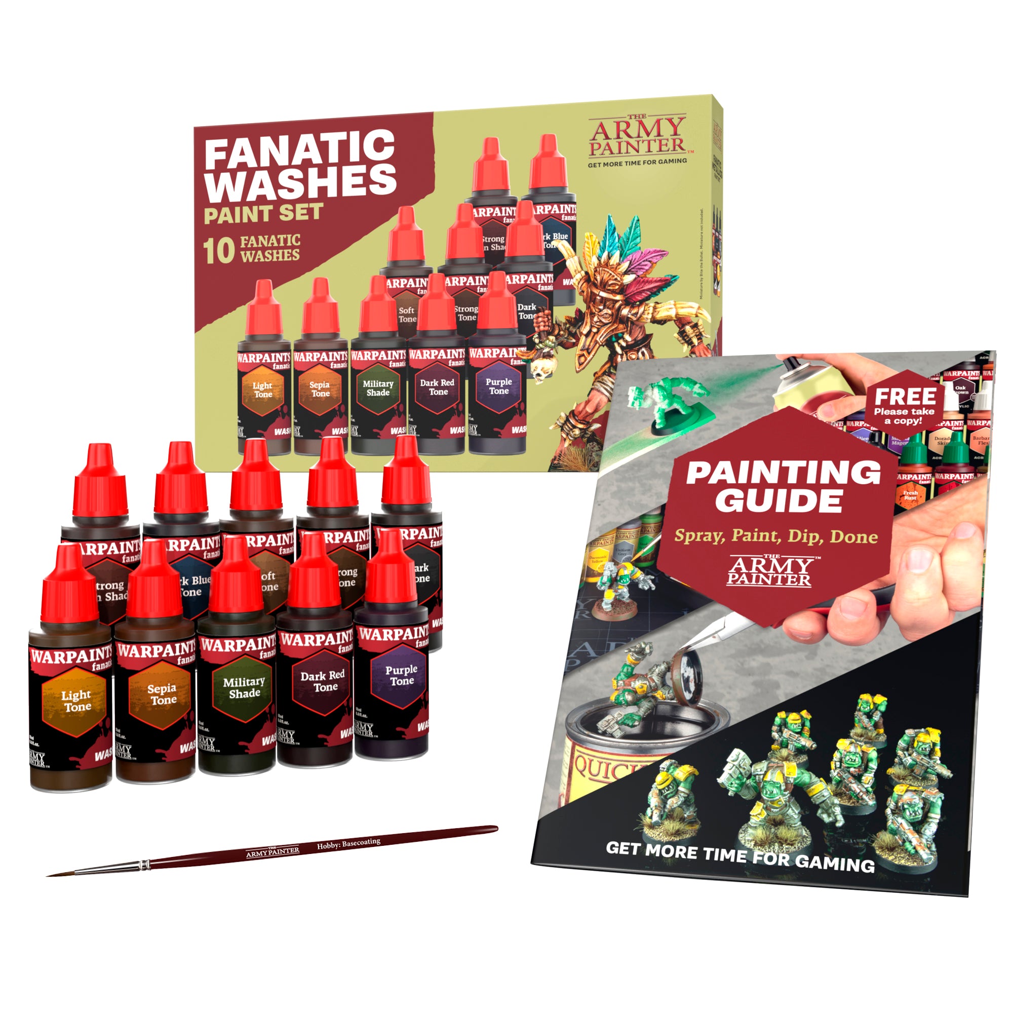 Warpaints Fanatic: Washes Paint Set - Combo