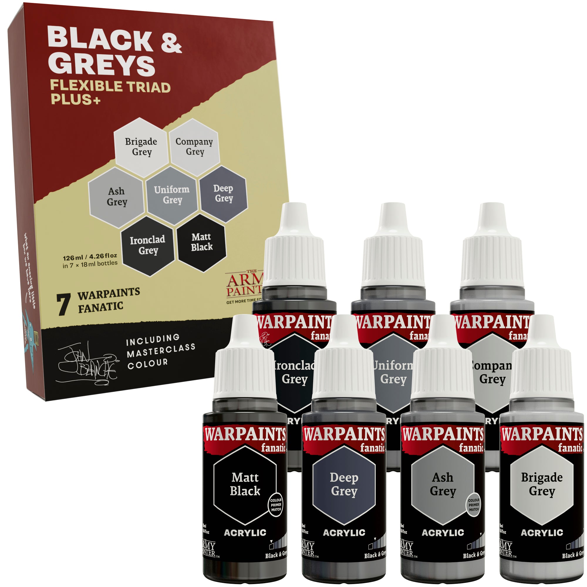 Flexible Triad PLUS+: Blacks & Greys