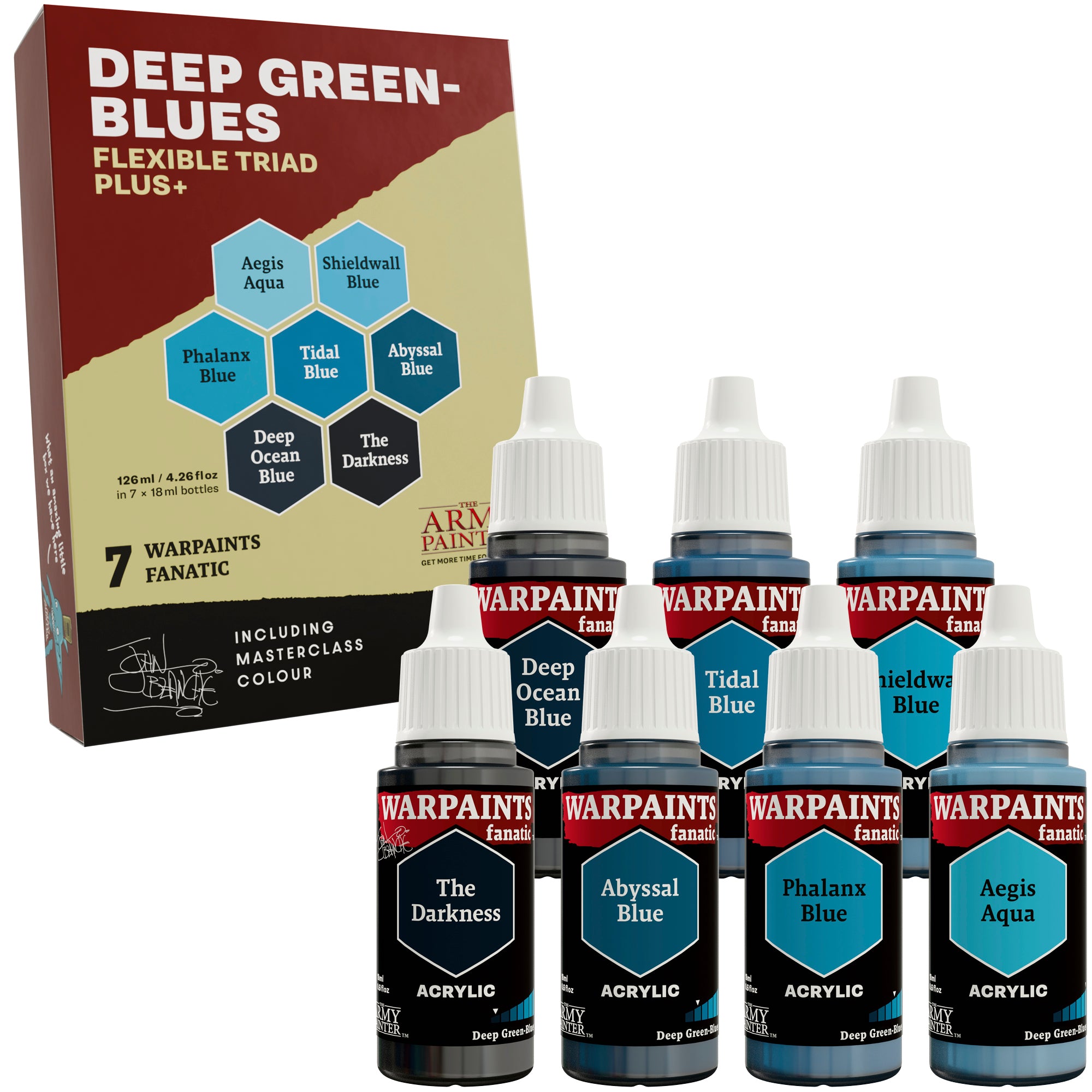 Flexible Triad PLUS+: Deep Green-Blues