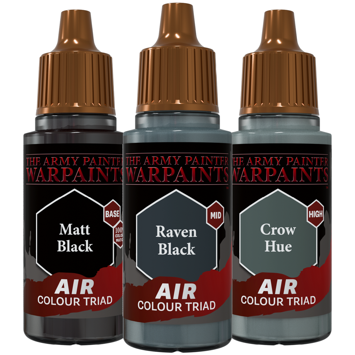 Our full Airbrush paint collection for miniatures The Army Painter